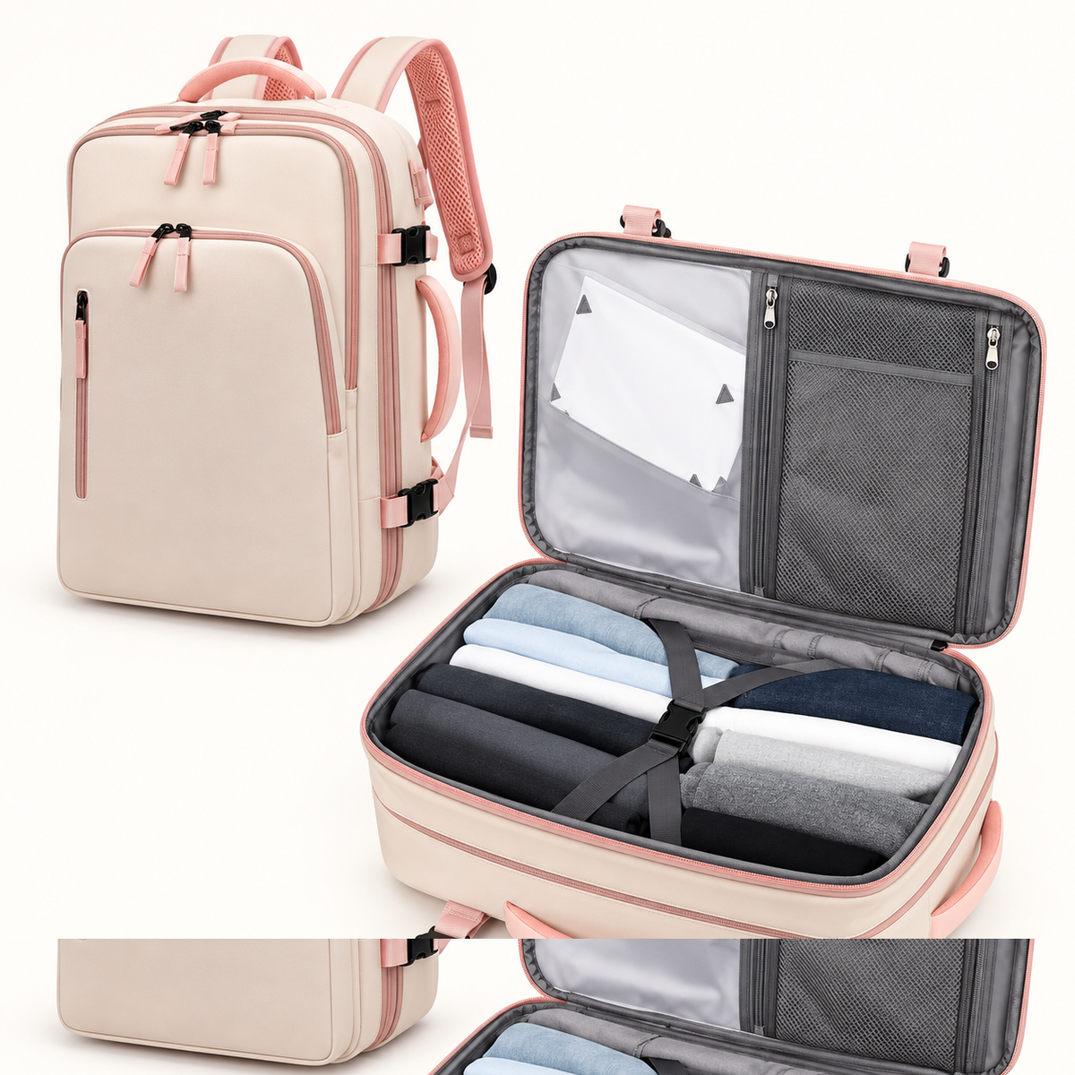 Azorich Solene Travel Backpack in Black